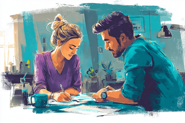 Consultation with breakfast and documents